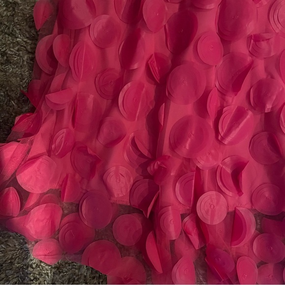 Polka Dot Applique High Waisted Skirt - Picture 12 of 16